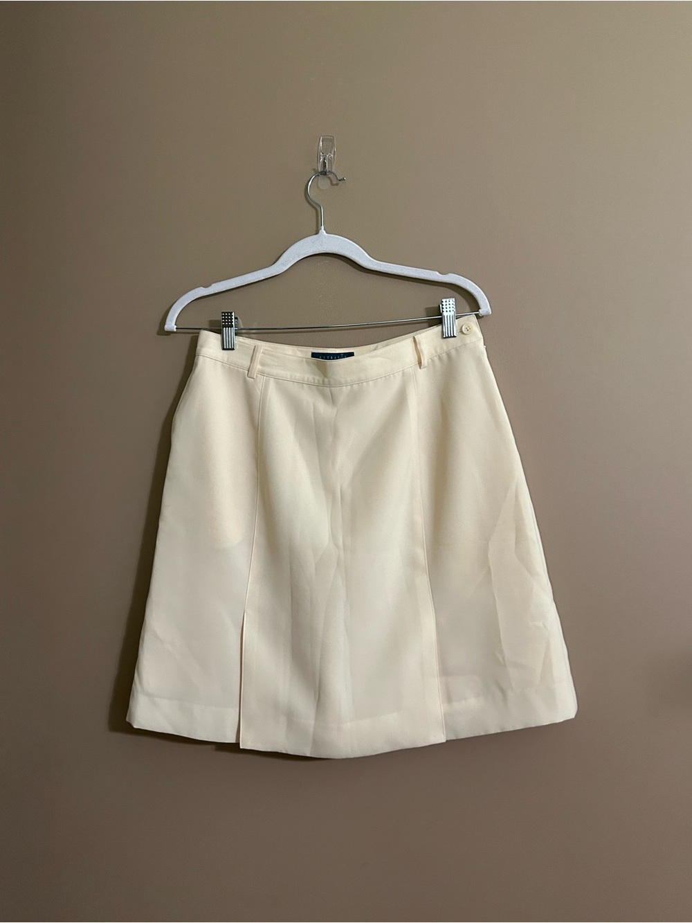 Astra Yellow Golf Microfiber Skirt with built in shorts
